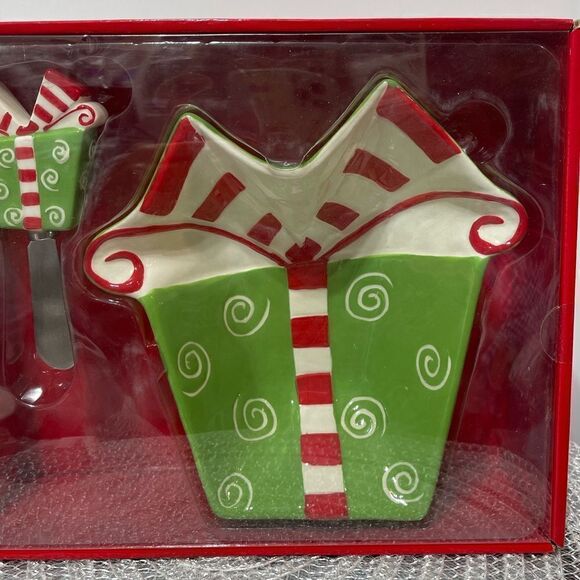 Main Street Collections Shaped Bowl with Spreader NWT - Picture 2 of 8